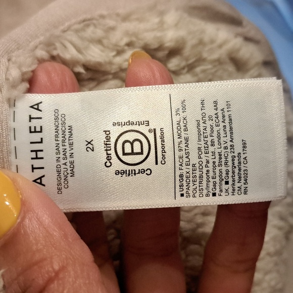 Athleta Westbound Sherpa Lined Modal Jacket New With Tag - Picture 14 of 16